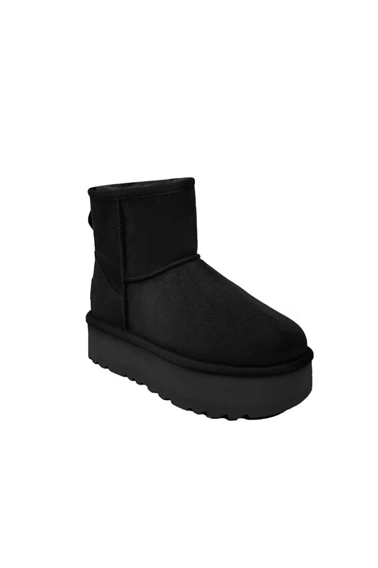 Ozlana Classic Platform Mini Boots (Black) | Women Shoes