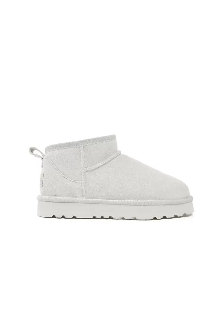 Ozlana Classicultra Mini Boots(Water Resistant)(Off White) | Women Shoes