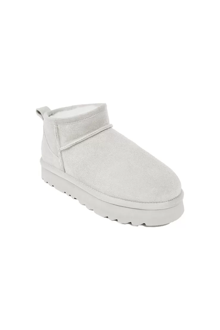 Ozlana Classicultra Mini Boots(Water Resistant)(Off White) | Women Shoes