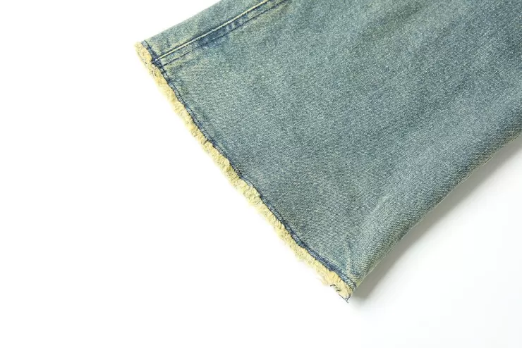 Ozlana Ozln Curved Waist Vintage Straight Leg Jeans(Blue) | Women Bottoms
